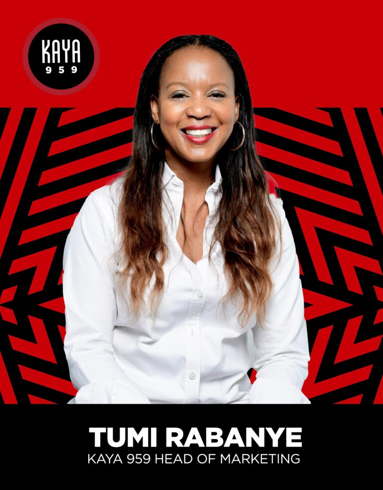 Tumi Rabanye Appointed Head of Marketing at Kaya 959